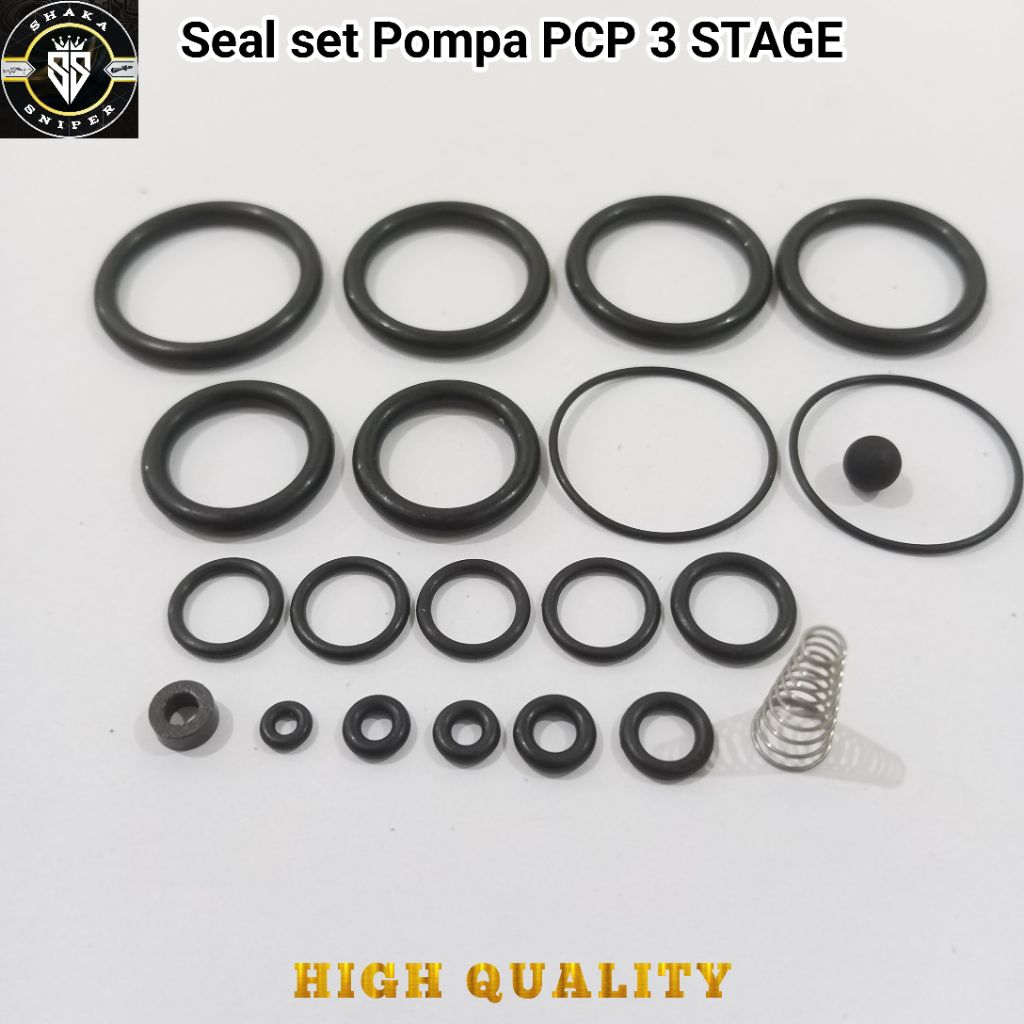 SEAL SET POMPA PCP 3 STAGE, SETT O-RING SERVICE POMPA PCP 3 STAGE, SPAREPART POMPA PCP
