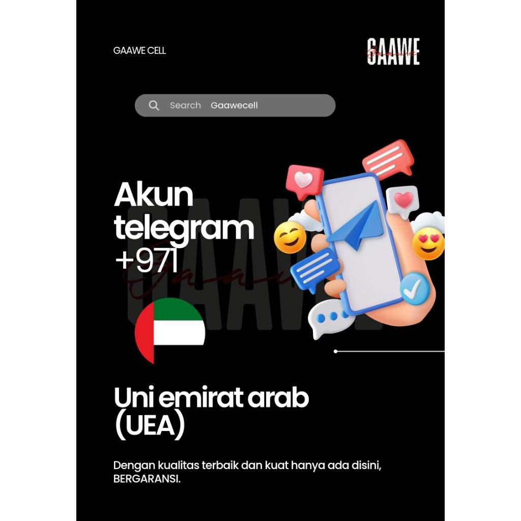 Nomor telegram siap pakai dubai atau uae