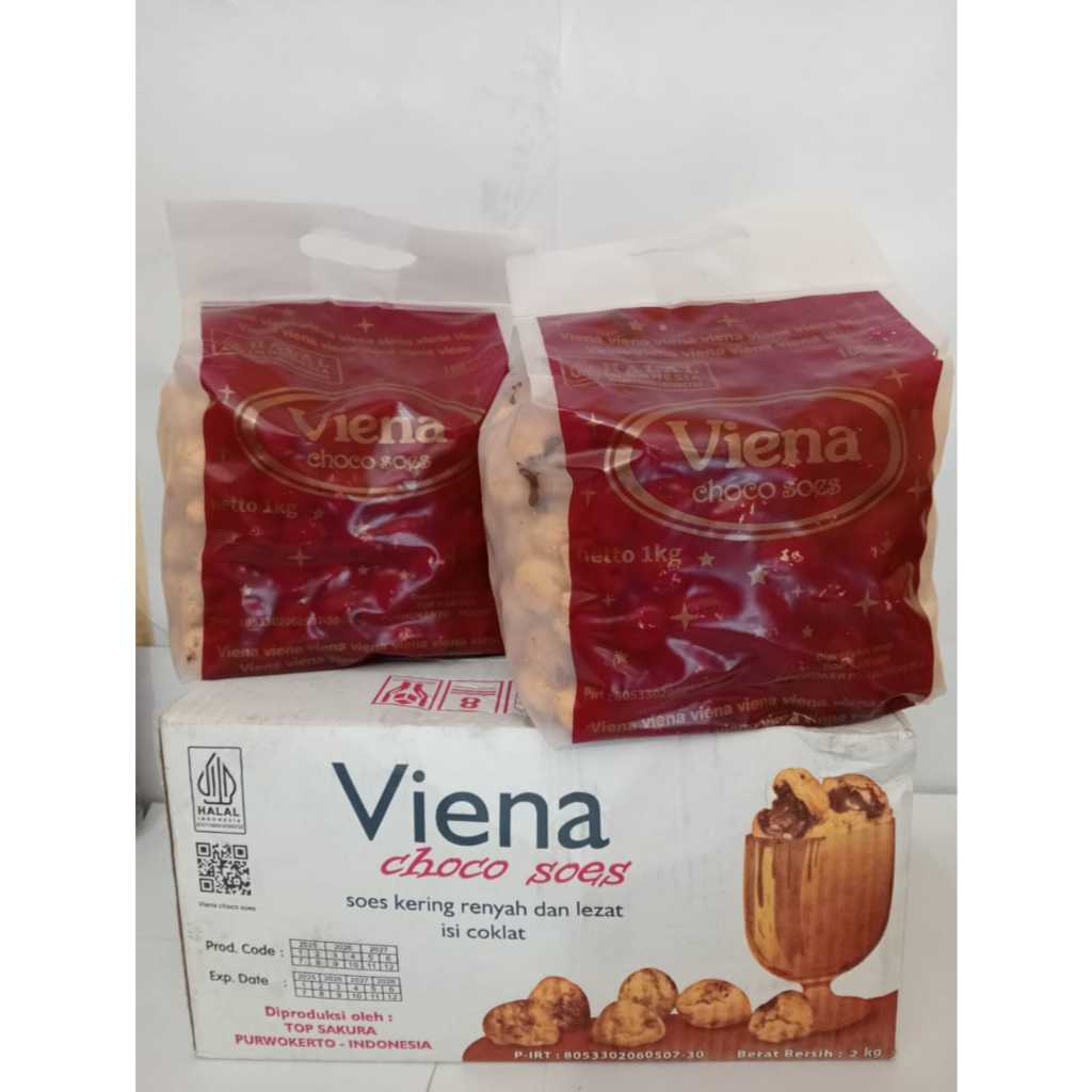 SOES COKLAT VIENA 2 KG | SOES KERING COKLAT | KUE SOES COKLAT
