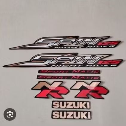 striping sticker Spin 125 NR