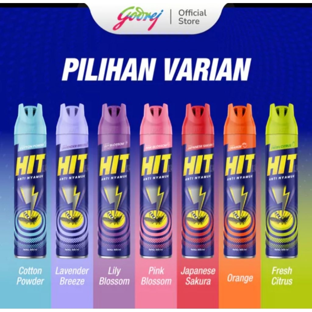 HIT Aerosol 600ml - HIT Semprot Anti Nyamuk | Hit Obat Nyamuk Semprot