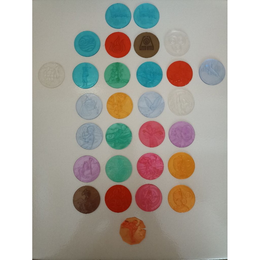 TAZOS COIN AVATAR THE LEGEND OF AANG | VIACOM | tazos chiki balls