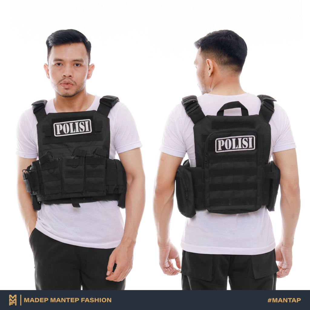 Rompi Taktis Serbaguna Anti Peluru Vest Pelindung untuk Pria