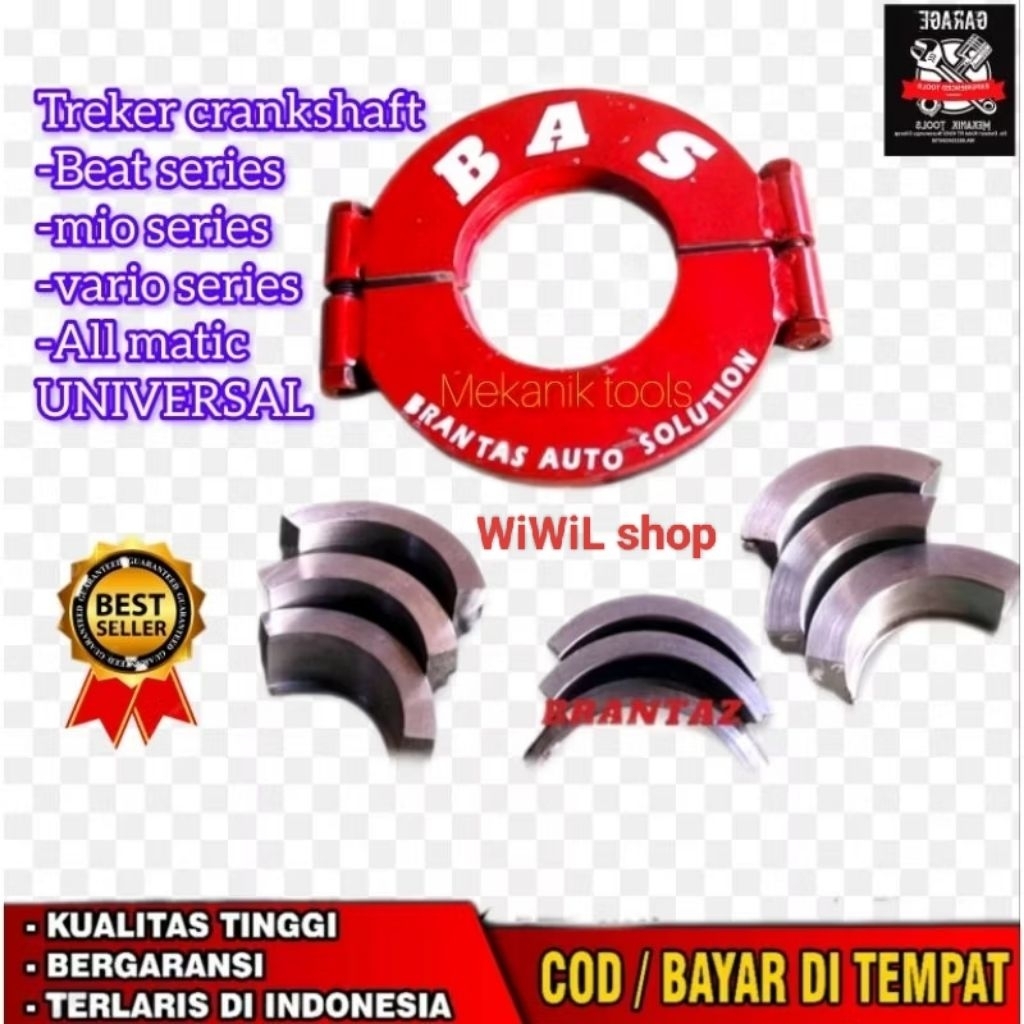 Treker Cranksaft Treker bandul kruk as All motor matic Beat,Mio,vario 110,vario125