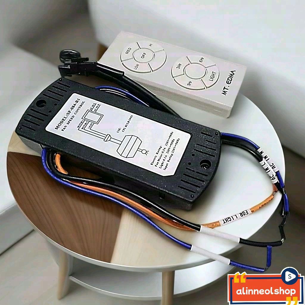 Remote Control 4 + Receiver Kipas MT.EDMA BLOOM / PLANETA