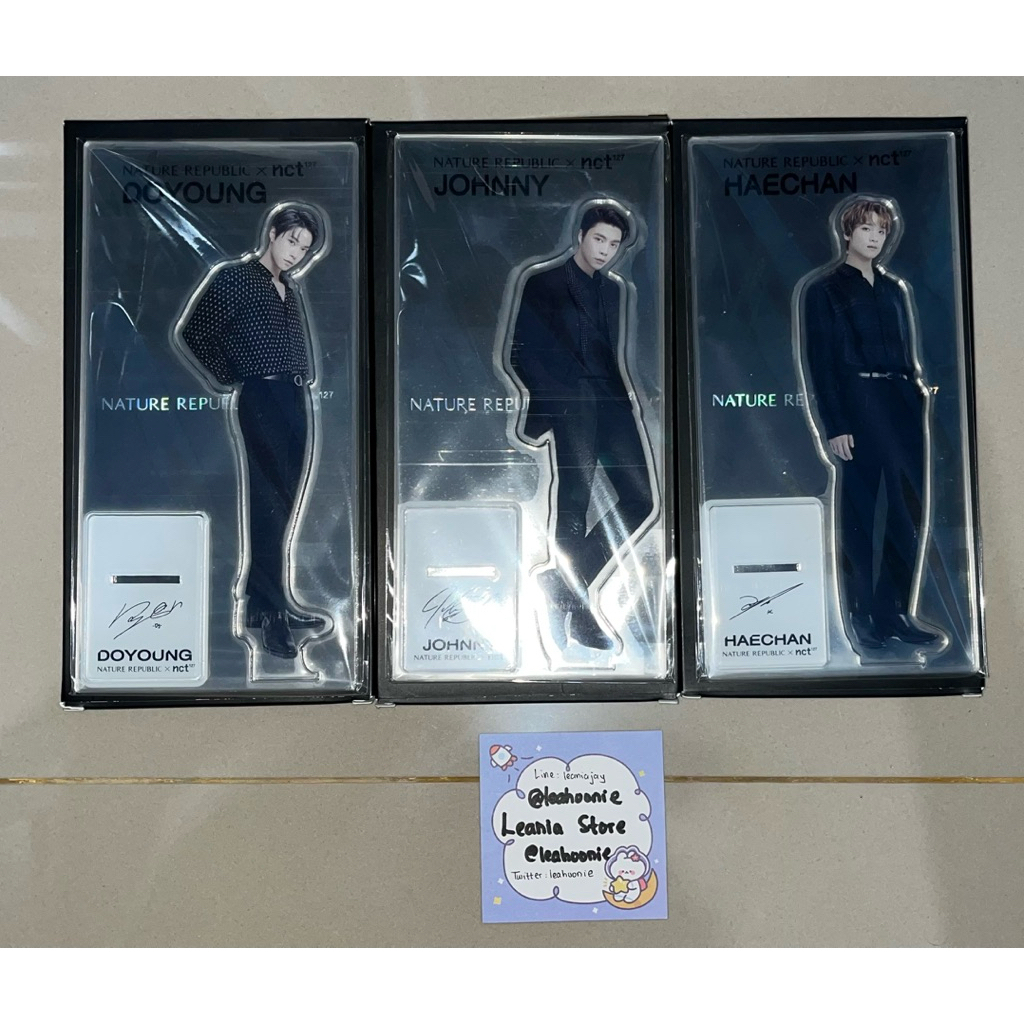 Acrylic standee nature republic x NCT 127 Haechan Doyoung Johnny