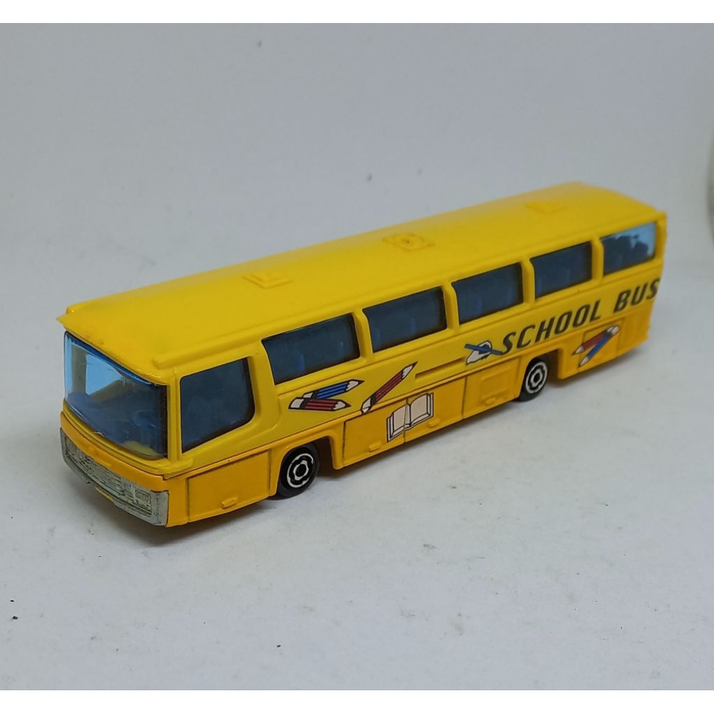 majorette neoplan school trailer bus 1/87 loose diecast (t)