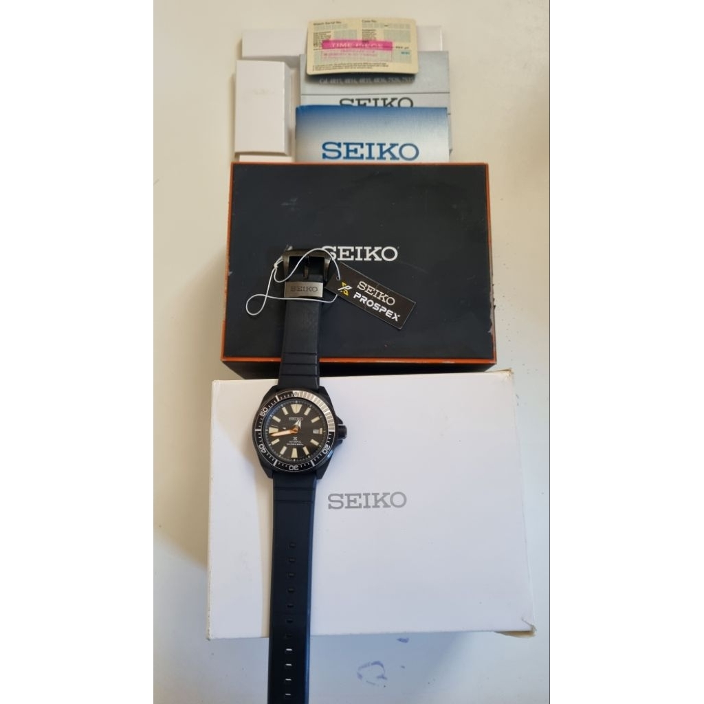 seiko prospex black samurai