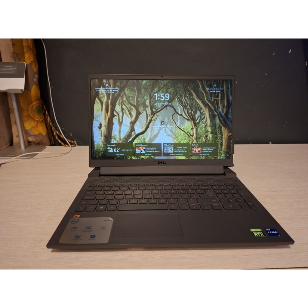 Preloved Laptop Dell G15 Core i7 gen11 Rtx 3050