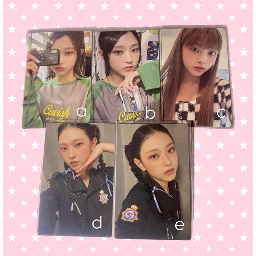 Photocard Haerin Bunnies Camp Camera Official Ready Stock