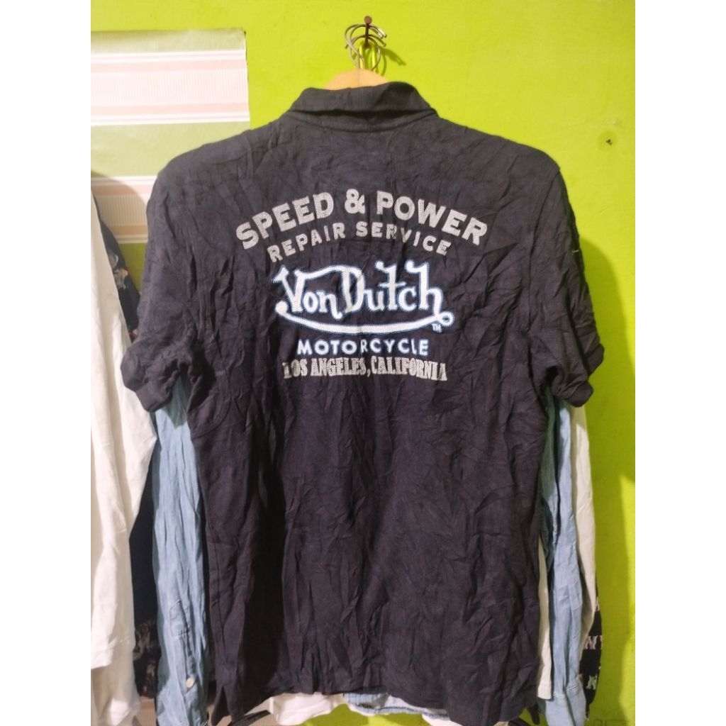 kaos kerah VON DUTCH