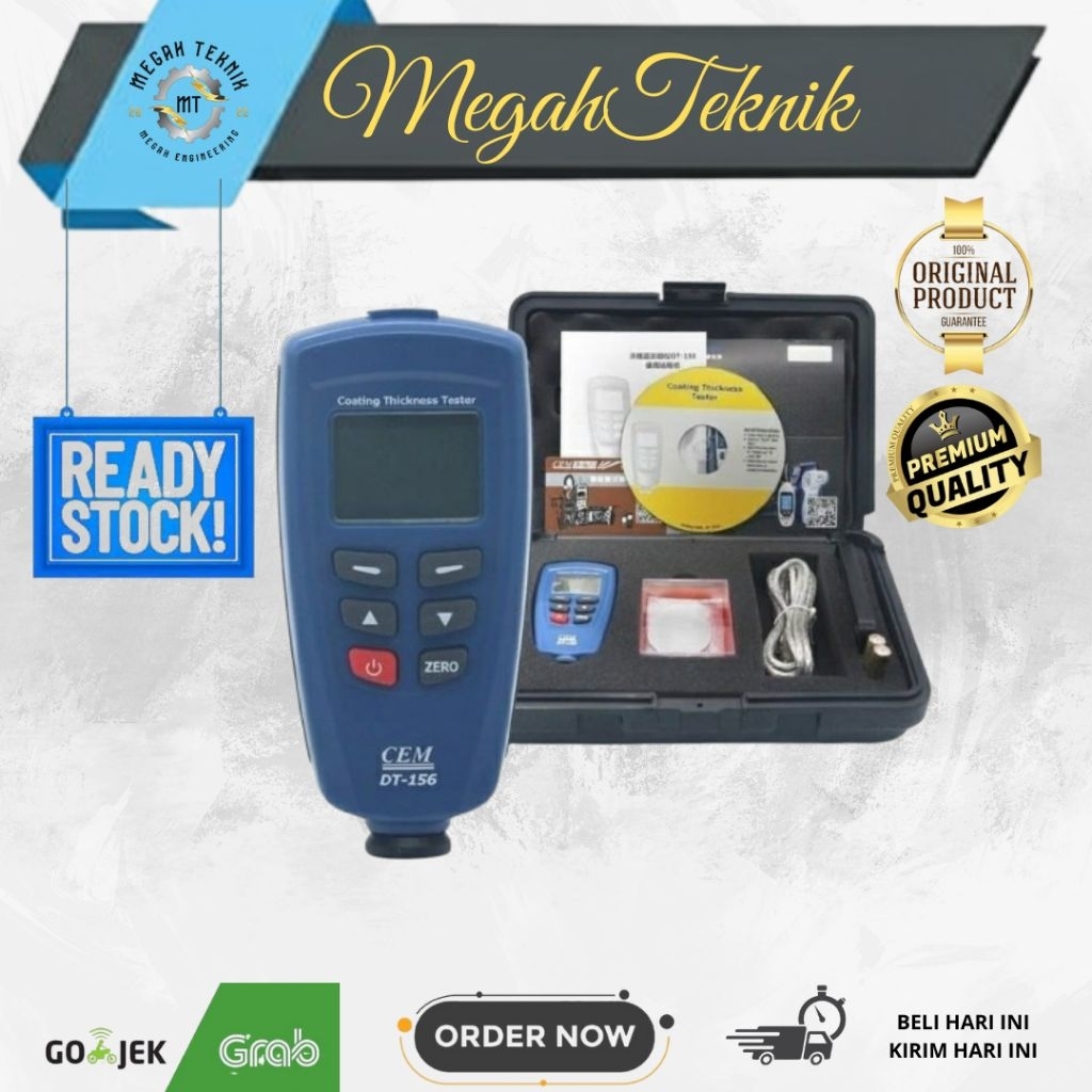 CEM DT156 Digital Paint coating thickness gauge tester DT-156
