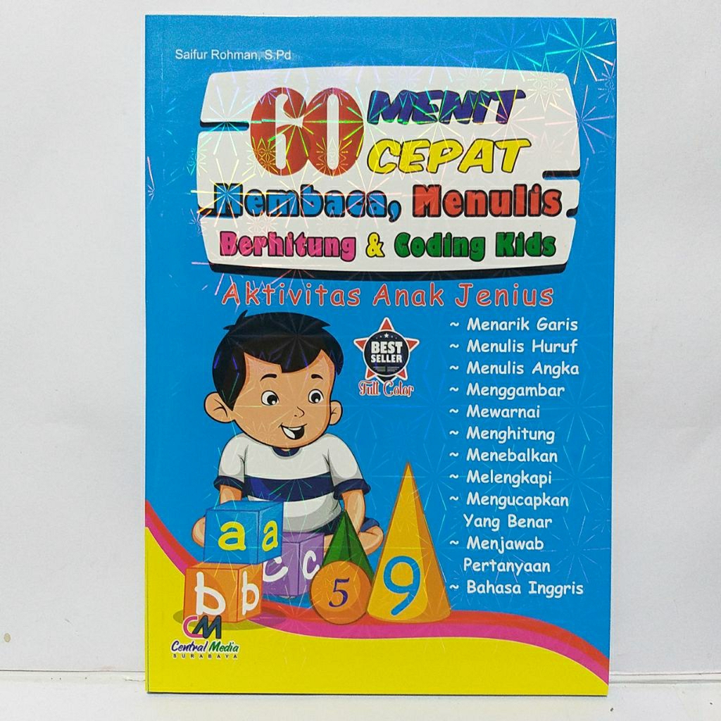 60 Menit Cepat Membaca Menulis Berhitung & Coding Kids - CM