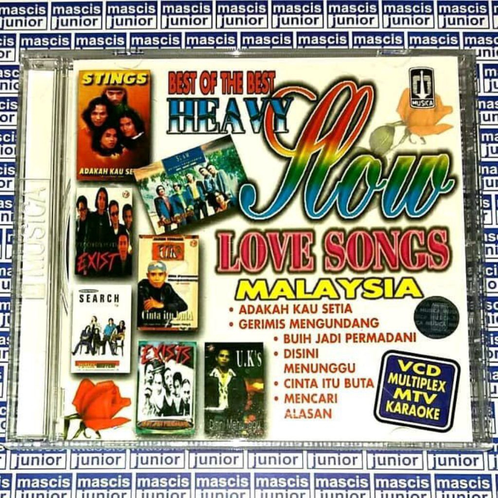 VCD Best Of The Best Heavy Slow Love Songs Malaysia ft. Exist Search Stings UK'S Slam Ziana Zain Joe