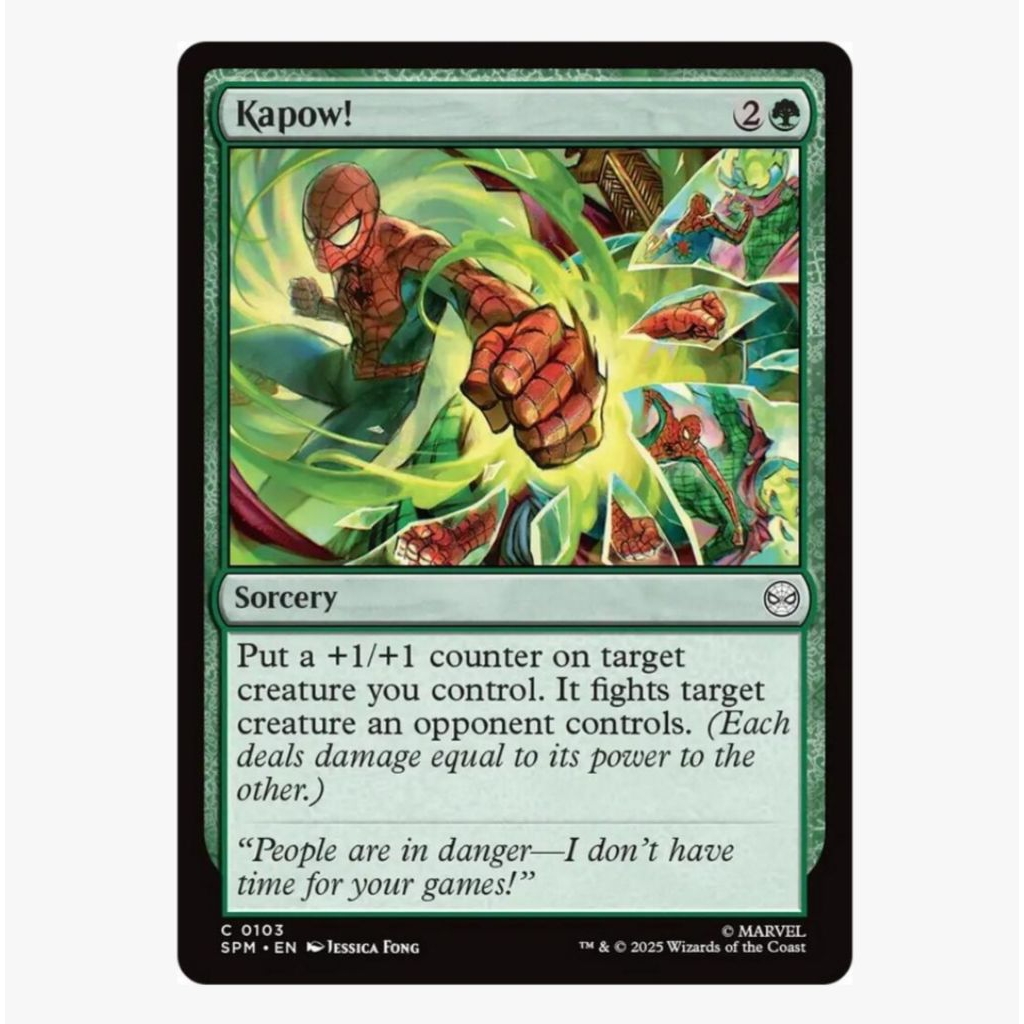 Kapow - Magic The Gathering Spiderman MTG SPM Non-Foil