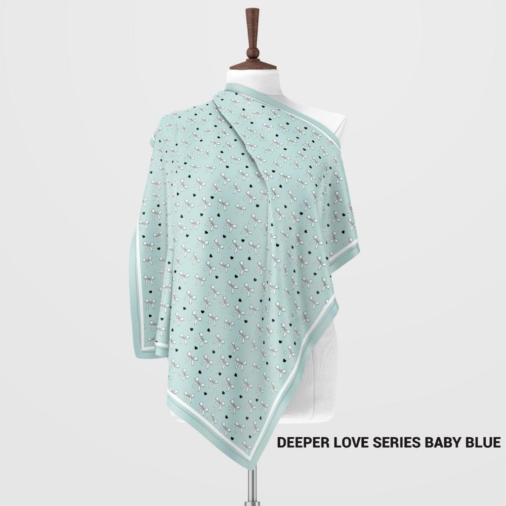 Pynkies Hijab - Voal Premium - Hijab Motif Standard & Syari (Ribbon Love Series)