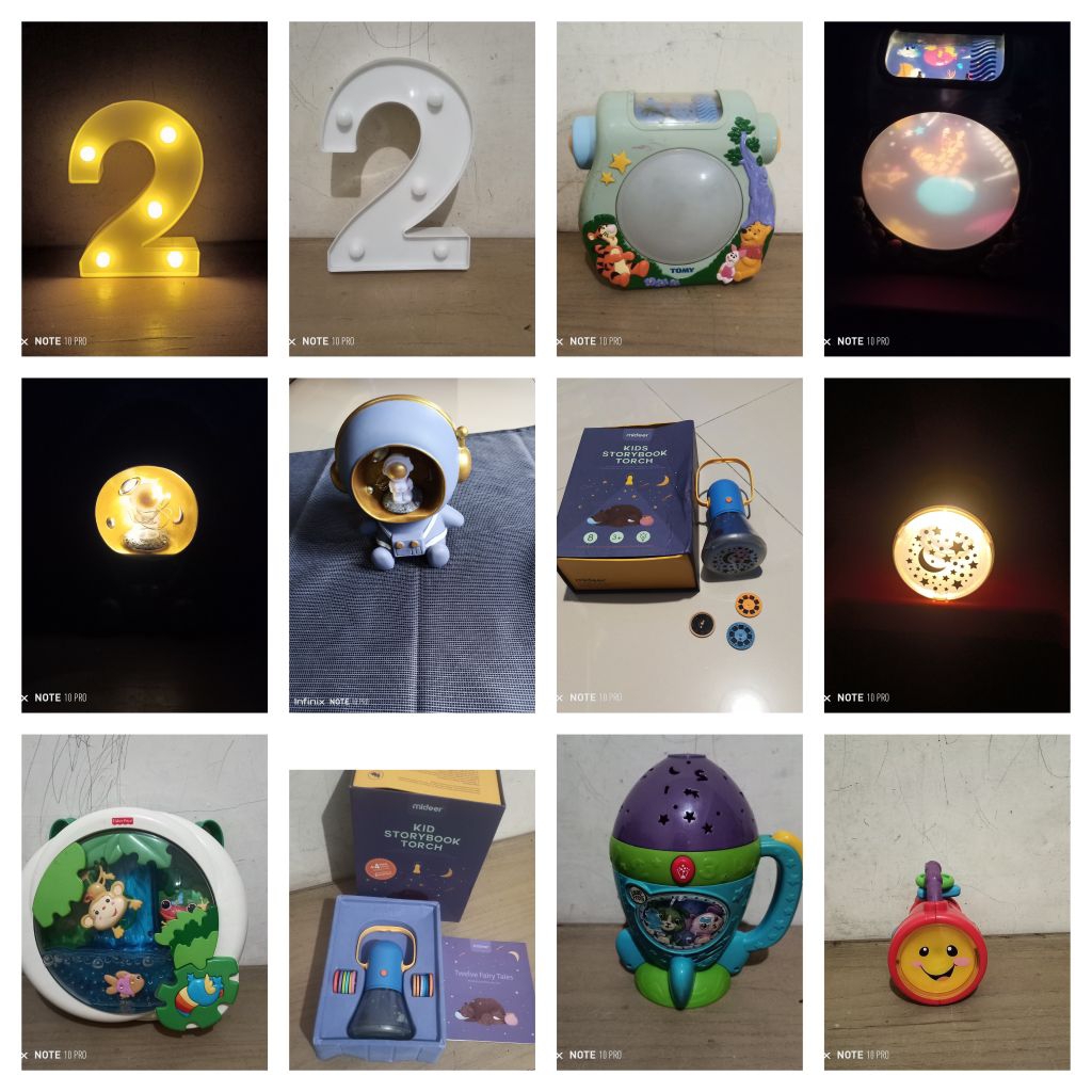 Aneka Lampu, Fisher Price,Leapfrog, Mideer