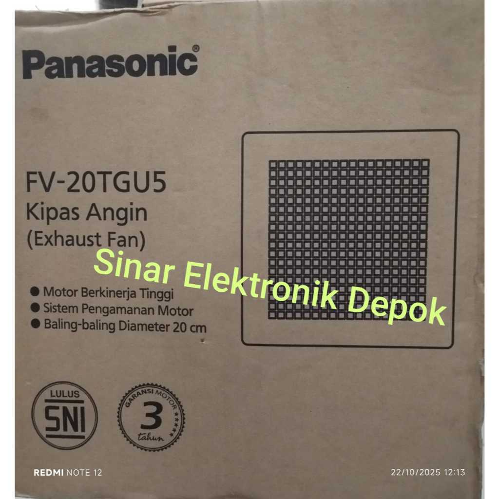 HEXOS FAN FV-20TGU5 PANASONIC