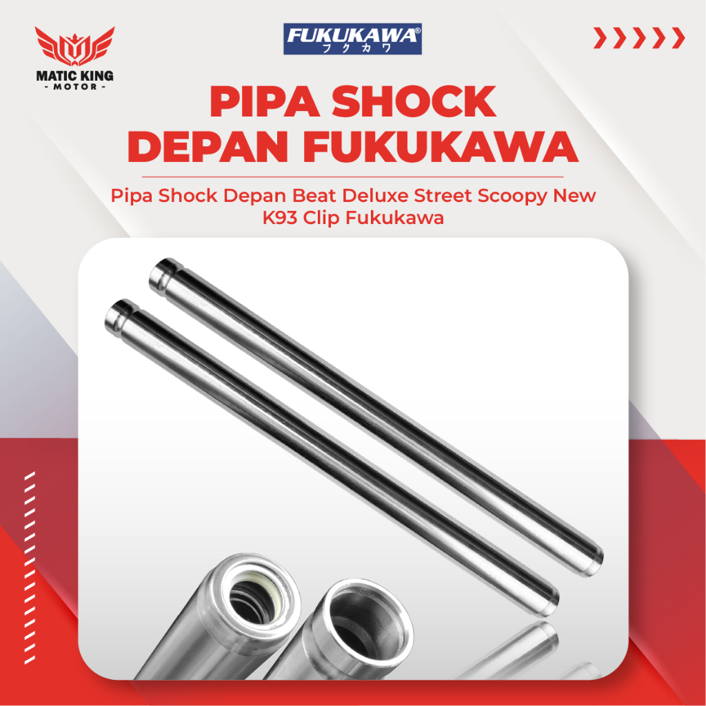 Pipa As Shock Shockbreaker Depan Scoopy Ring 12 Beat Deluxe Street New CBS ISS K93 K59 Fukukawa
