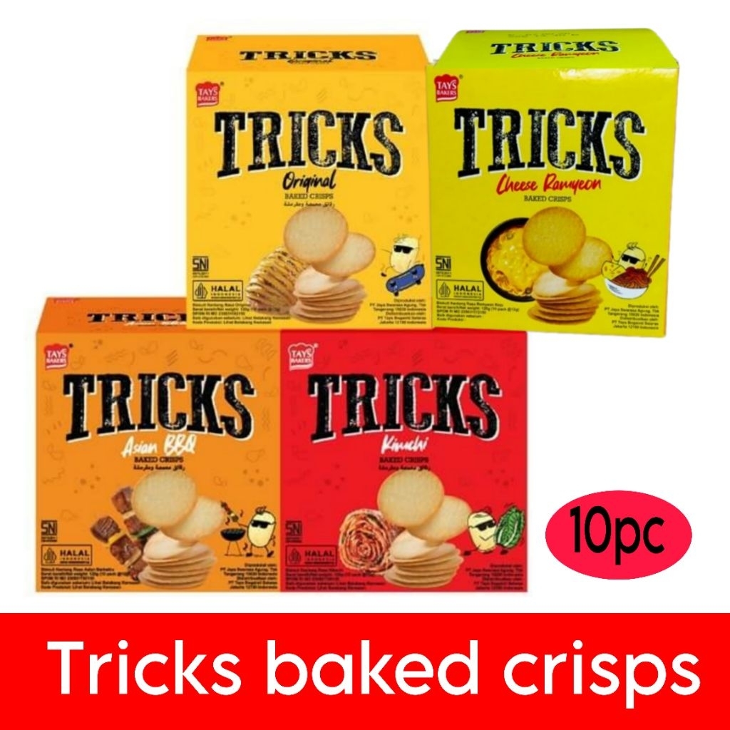 Tricks bake crisps potato snack isi 10bj