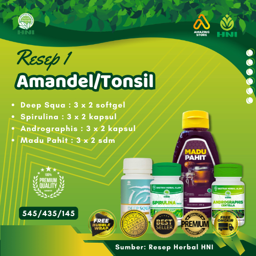 Resep Herbal HNI HPAI || Resep Herbal HNI Atasi Amandel / Tonsil