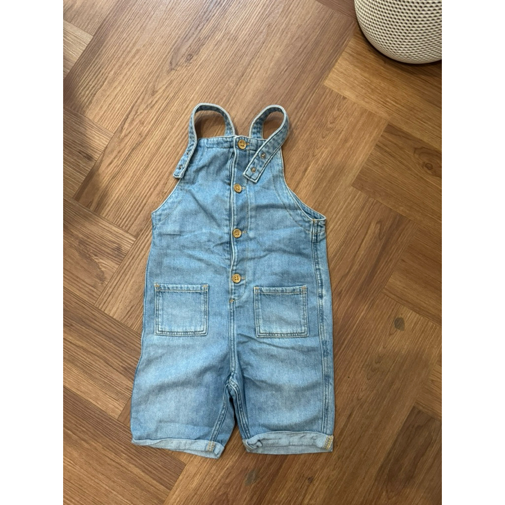 HM HEYKIDDY -Overall Hm SOFT Jeans anak 12-18 bulan
