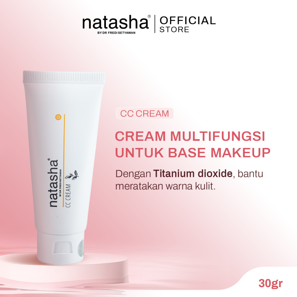 Natasha CC Cream Tube - Foundation, Alas bedak flawless