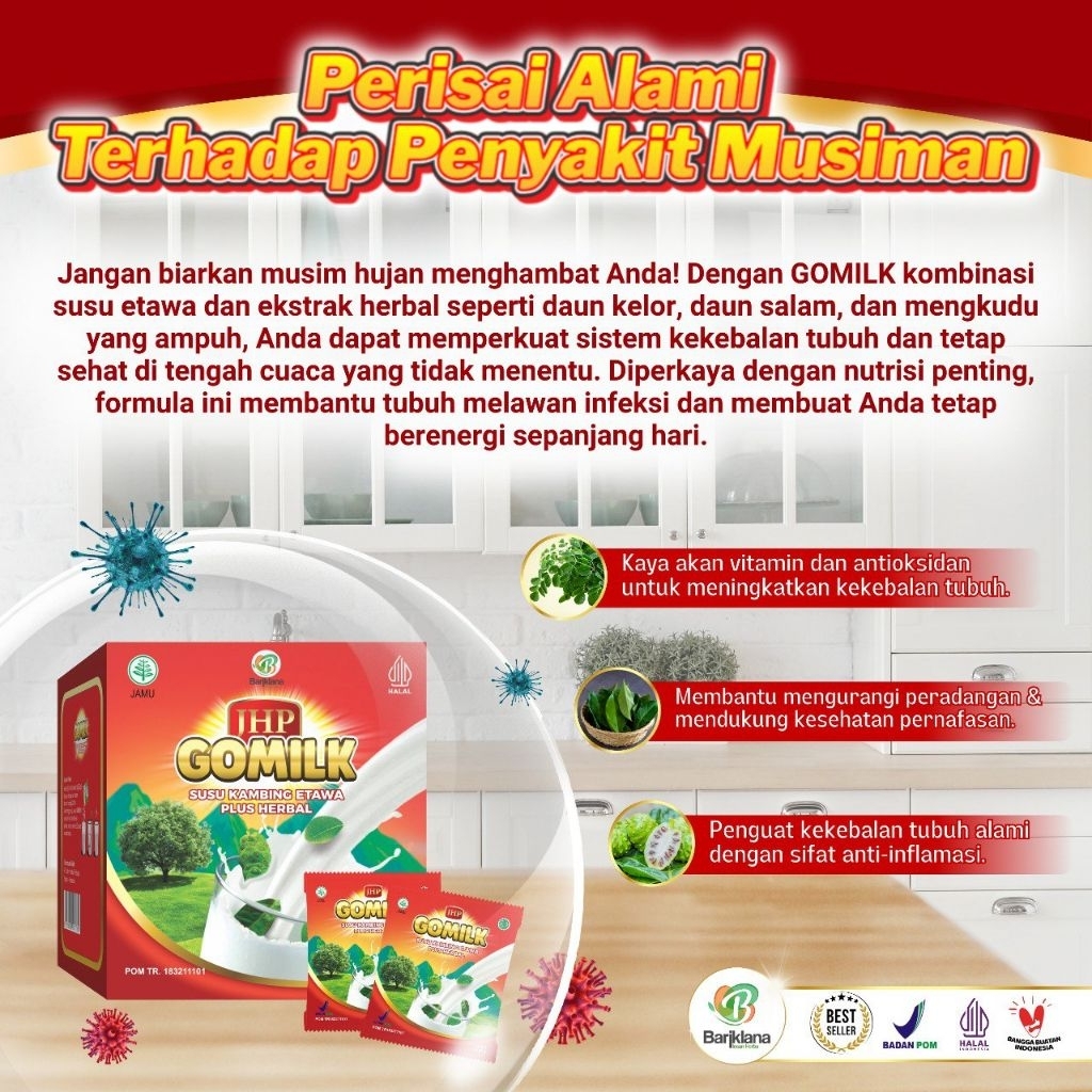 Gomilk Kemasan Sachet - Gomilk Original, Strawberry, Coklat kemasan Sachet