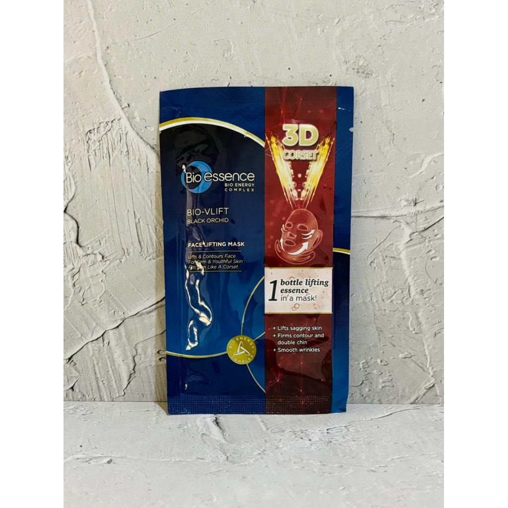 Bio essence bio vlift black orchid 1s 35ml, face lifting mask
