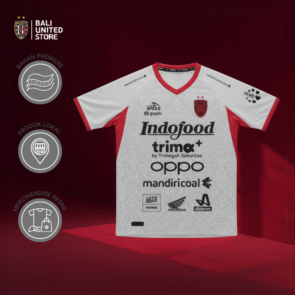 BALI UNITED SUPPORTER VER. Jersey Bali United FC - Away Official Jersey 2025