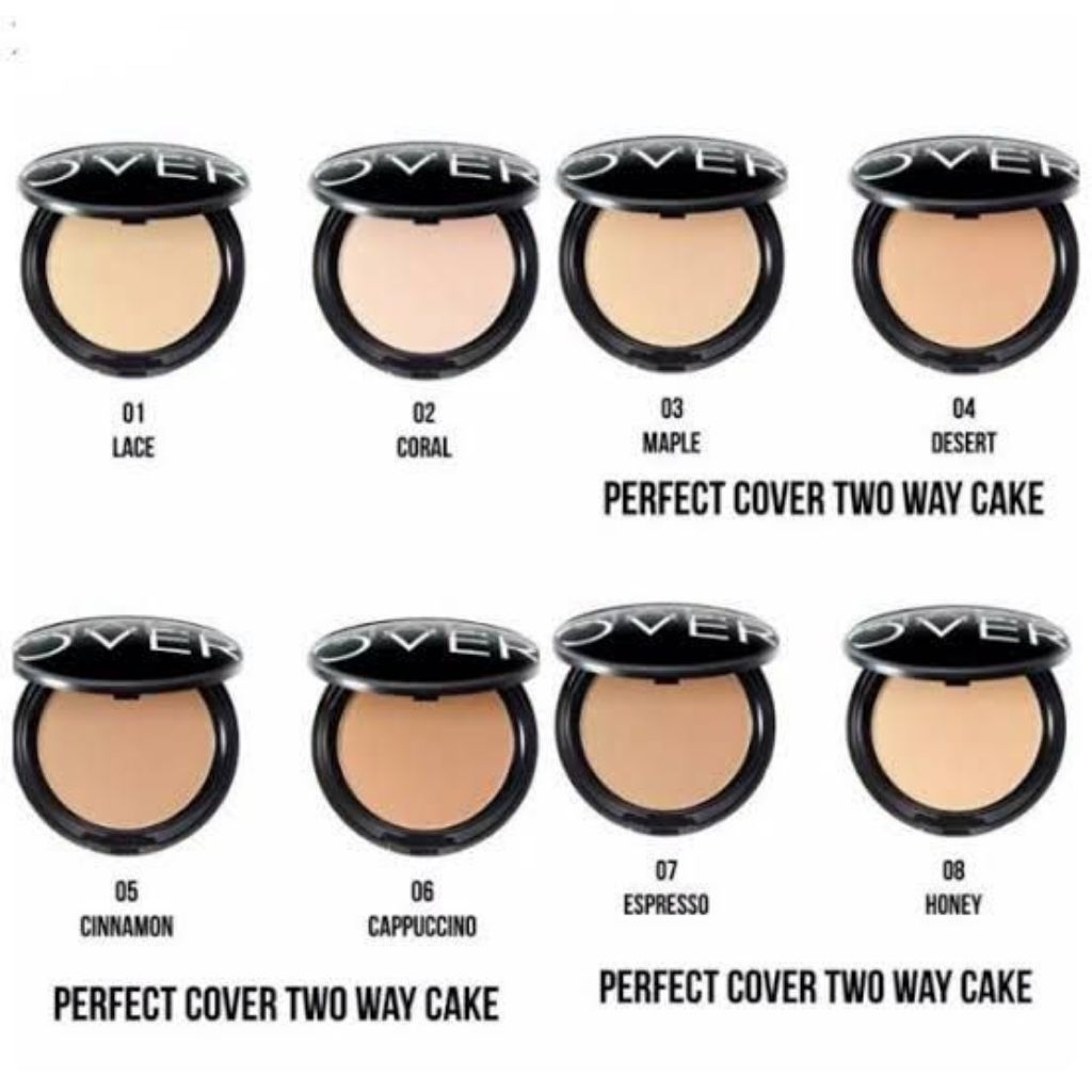 Make Over Bedak Perfect Cover Two Way Cake