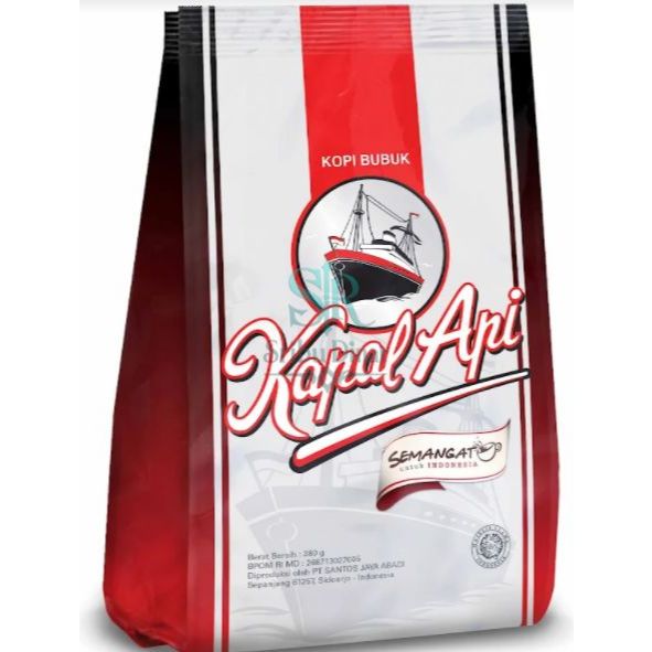 Kopi Kapal Api Silver 350gr / Kopi Kapal Api