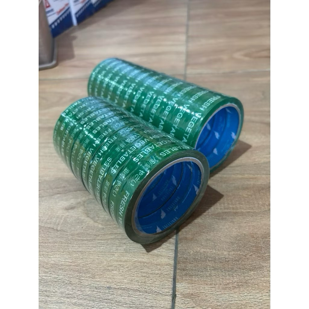 Isolasi sayur Fresh Vegetables 12mm x 72 yard satuan ~ GALERI PLASTIK FROZEN FOOD