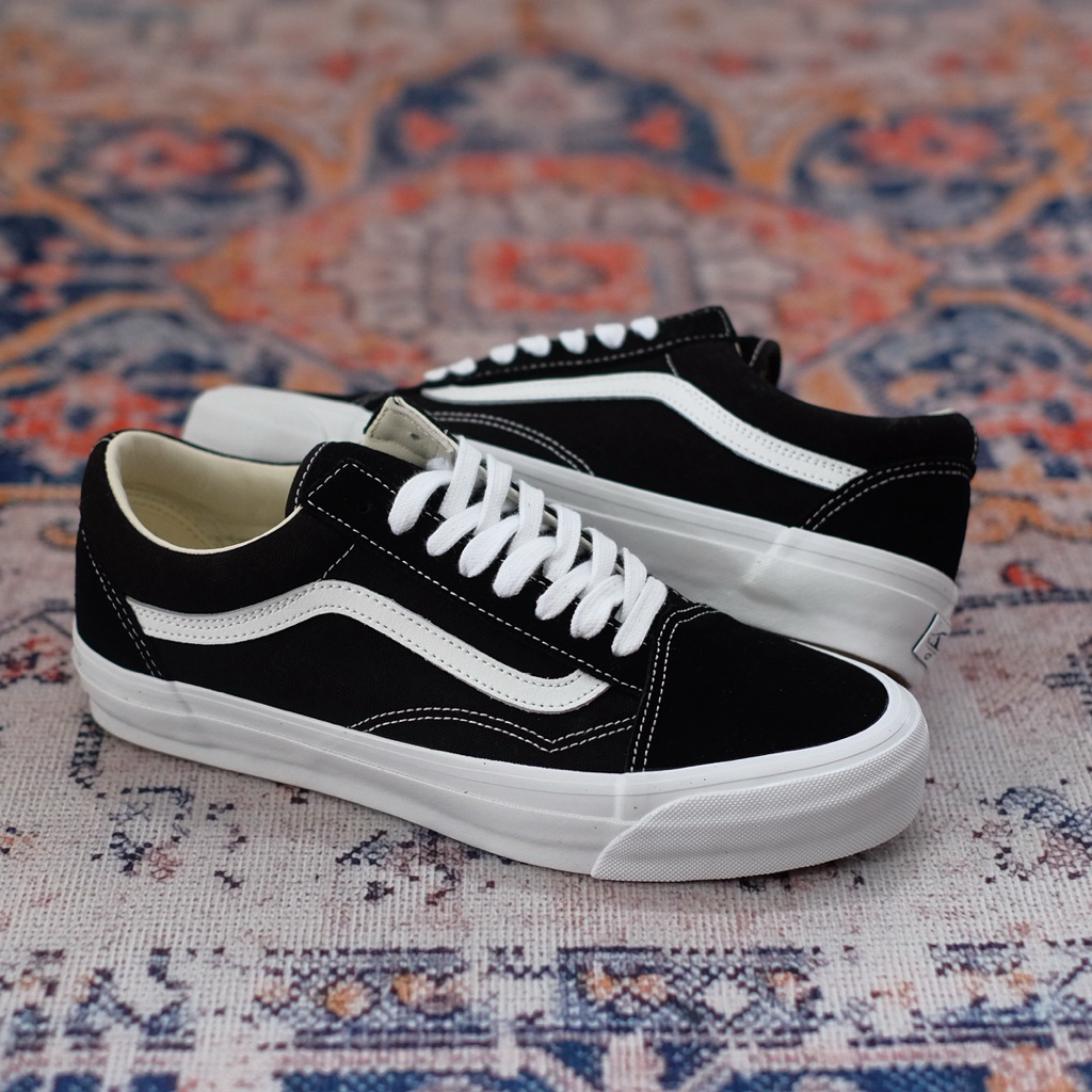 Vans Old Skool Premium Reissue Black White 100% ORIGINAL RESMI