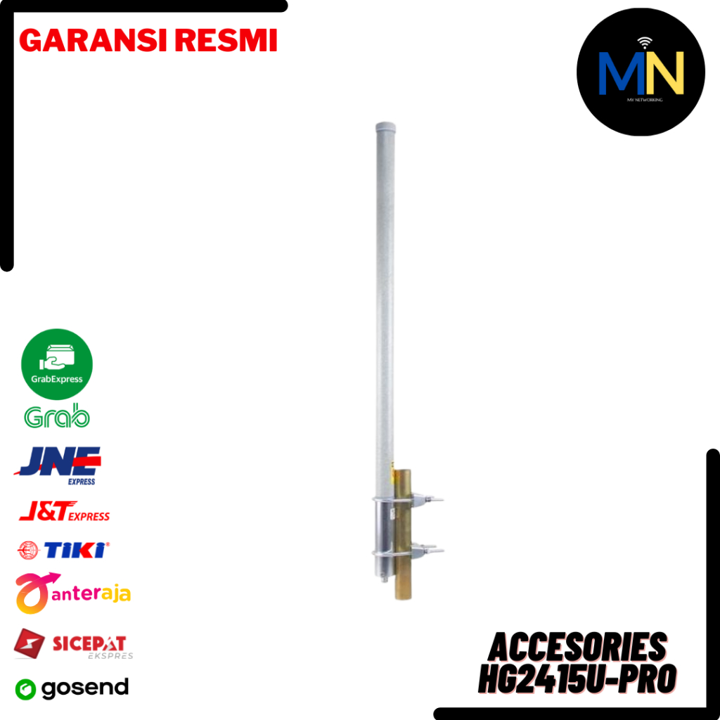 L-Com Hyperlink HG2415U-PRO - Antena Omni 15dBi 2.4GHz