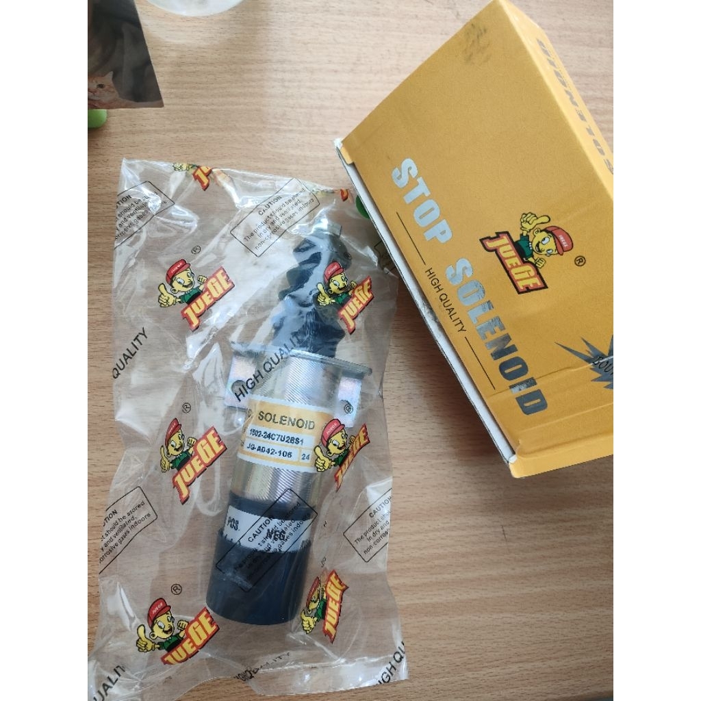 STOP SELENOID/COK MATI CUMMINS 1502 24V (1502-24C7U2B2S1)/ STOP SOLENOID (JG-A042-106)