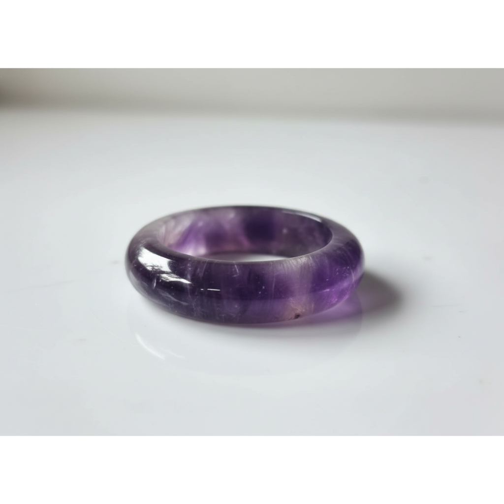 Cincin Batu Amethyst Asli Original | Cincin Kecubung Ungu