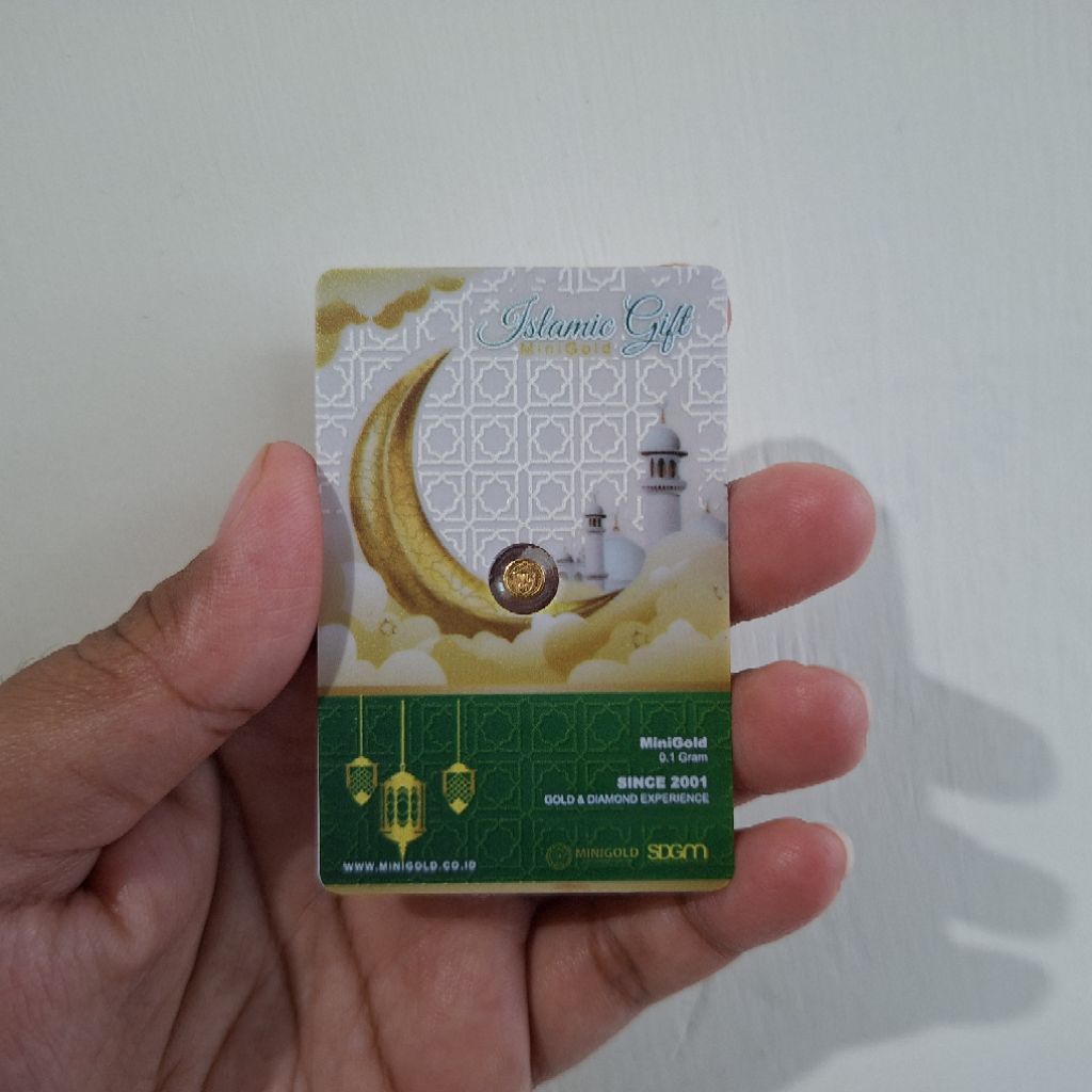 EMAS MINIGOLD 0,1 GRAM - EMAS BATANGAN MINIGOLD - EMAS 24K