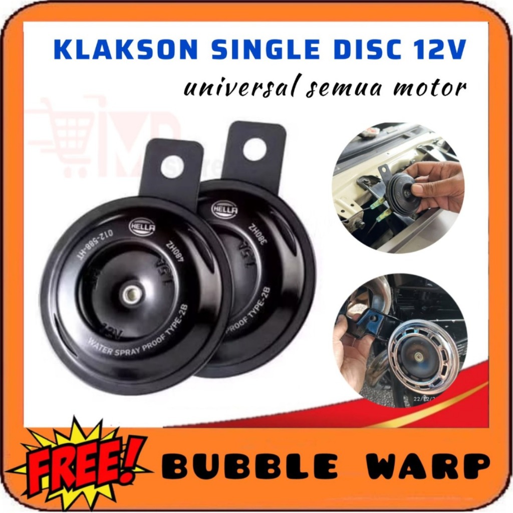 Klakson motor suara mobil hella / Klakson Hella Disc Satuan Suara Mobil Avanza 12 V Bisa Buat Motor 