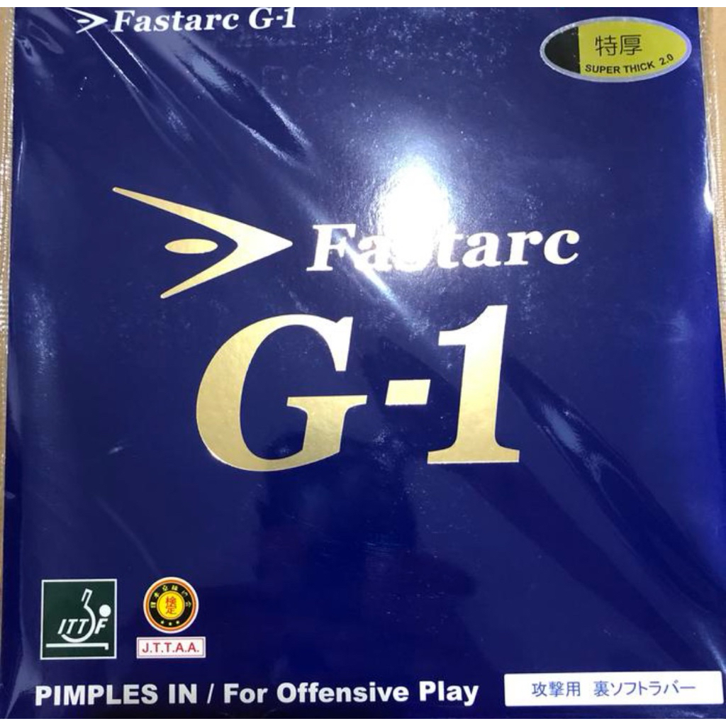 Nittaku Fastarc G-1 Super Thick 2.0 Hitam