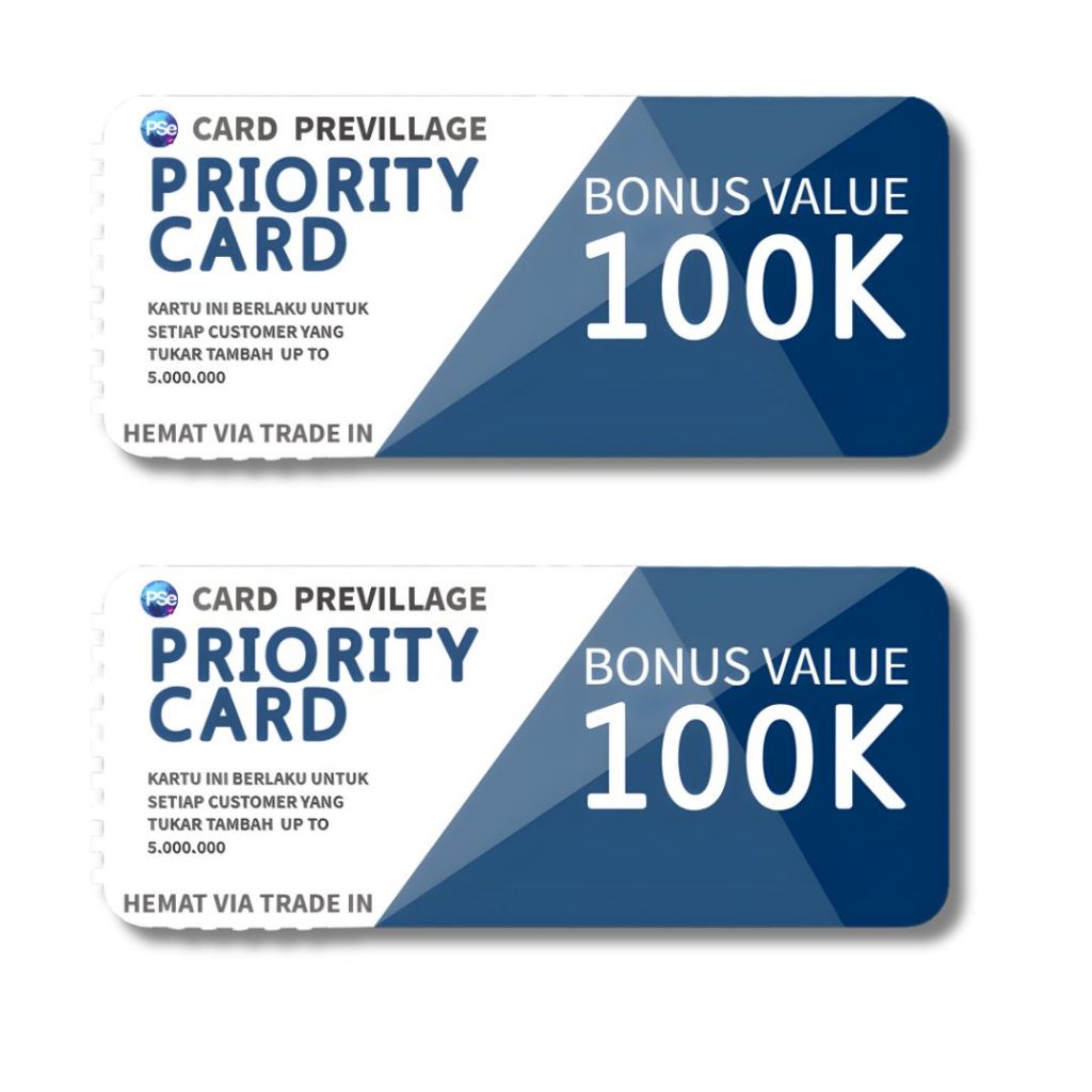 PRIORITY CARD Trade in Previllage / Kartu tukar tambah Console Game Nintendo switch / PS3 / PS4 / PS