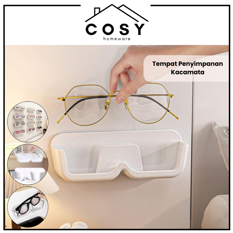 COSY Rak Tempat Kacamata Gantung Dinding Rak Display Kacamata / Kotak Penyimpanan Kacamata