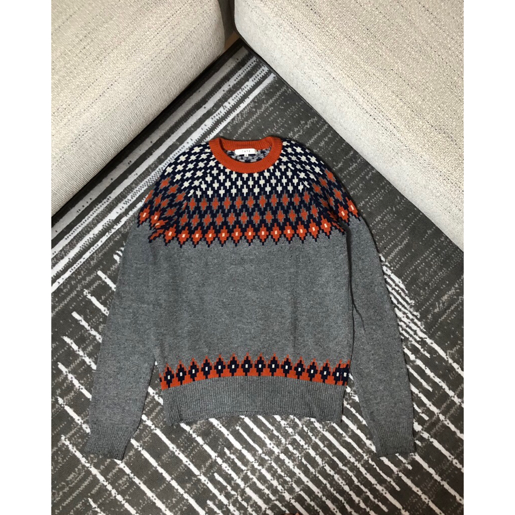 SWEATER BY TATE WITH GREY COLOR