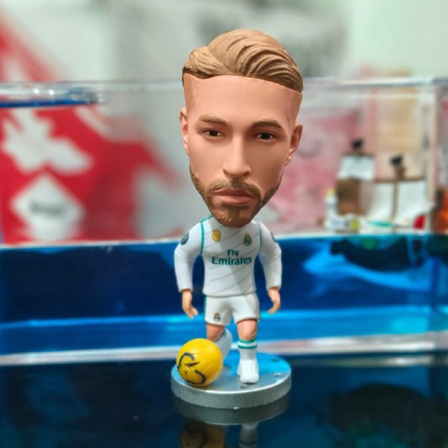 Action figure Sergio Ramos Threepeat UCL Real Madrid 2017/2018 original soccerwe