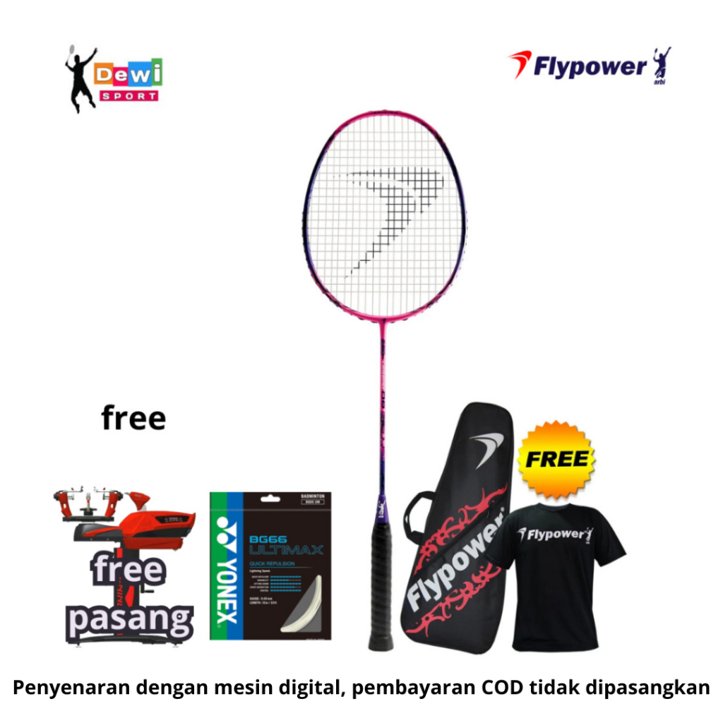 RAKET BADMINTON FLYPOWER LEGEND 09 ORIGINAL