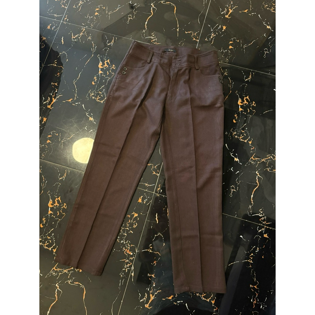 PRELOVED CELANA PANJANG FORMAL BAHAN LICIN MENGKILAP PANTS