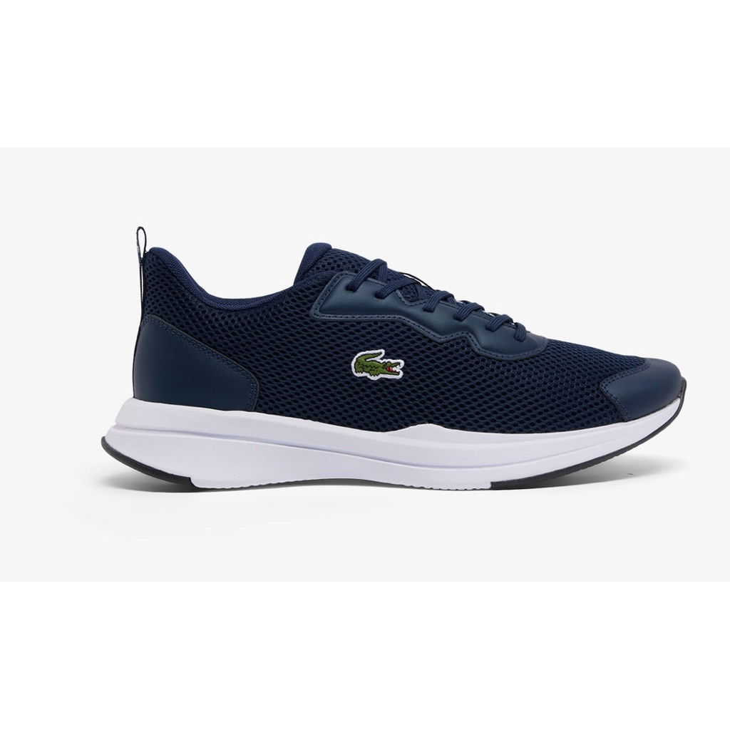 Sepatu Lacoste Pria Neo Run Base Biru Blue Sneaker