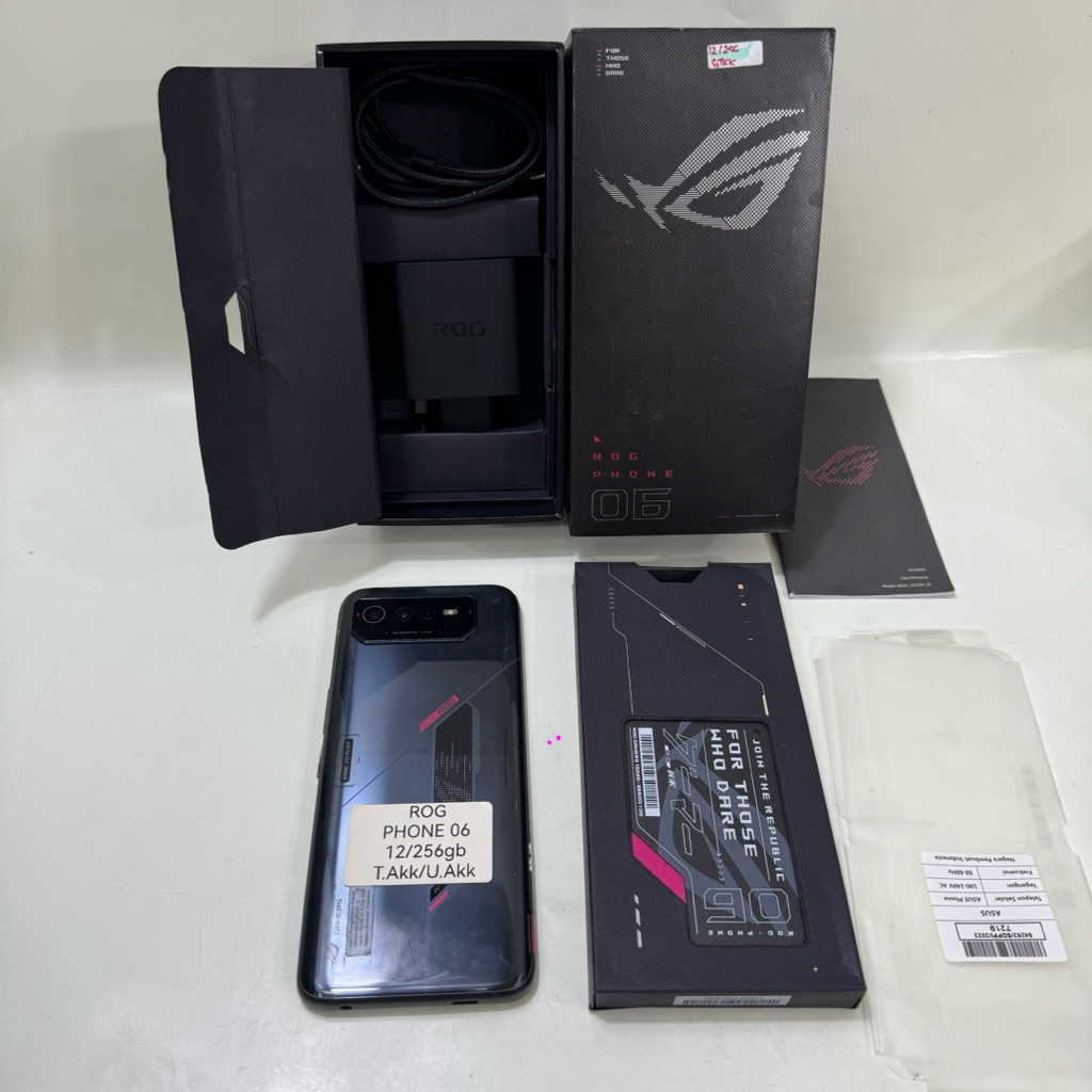 Asus Rog Phone 6 12/256gb Fullset Second Garansi Resmi