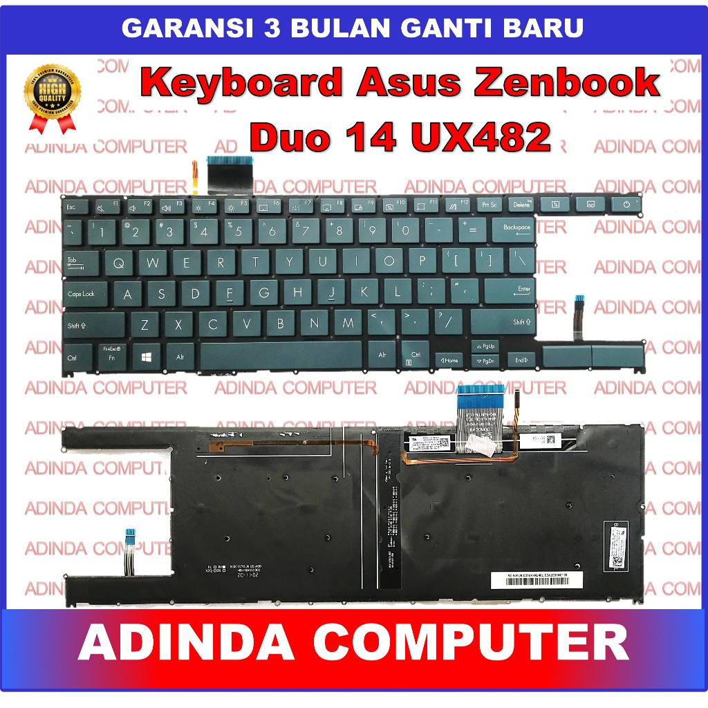 Keyboard Asus Zenbook Duo 14 UX482 UX482E UX482EA UX482EAR UX482EG