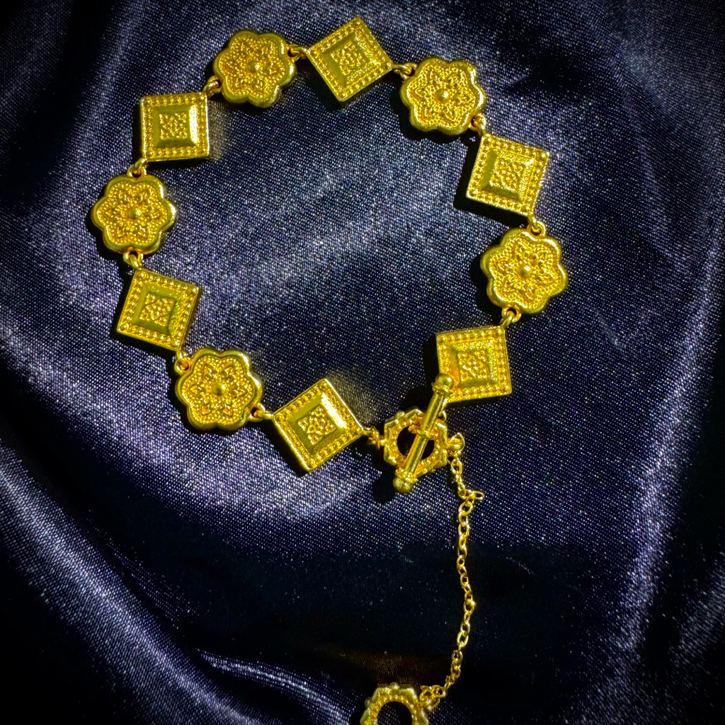 Gelang Emas Pasir Vietnam 100% Asli 21g